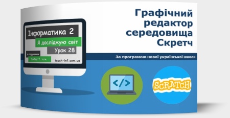 Графічний редактор середовища Скретч. Створення малюнків за готовими алгоритмами