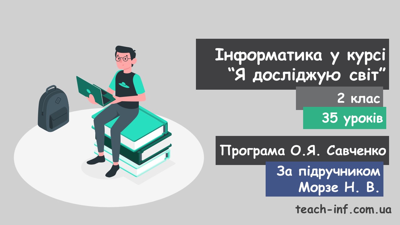 Інформатика у курсі “Я досліджую світ” 2 клас. За підручником Морзе Н.В.