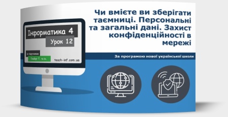Чи вмієте ви зберігати таємниці. Персональні та загальні дані. Захист конфіденційності в мережі