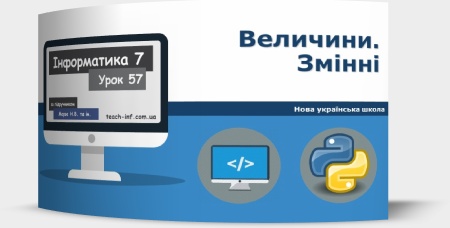 Величини. Змінні