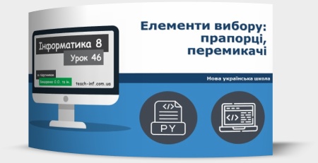 Елементи вибору: прапорці, перемикачі