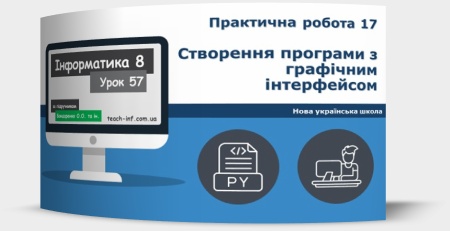 Практична робота 17. Створення програми з графічним інтерфейсом