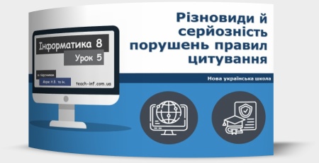 Різновиди й серйозність порушень правил цитування
