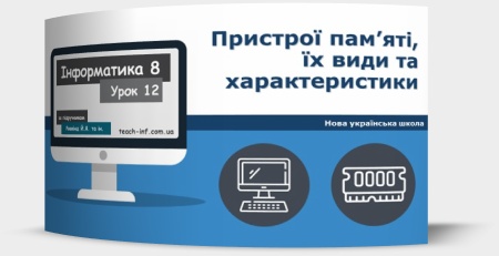 Пристрої пам’яті, їх види та характеристики