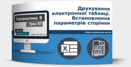Друкування електронної таблиці. Встановлення параметрів сторінки