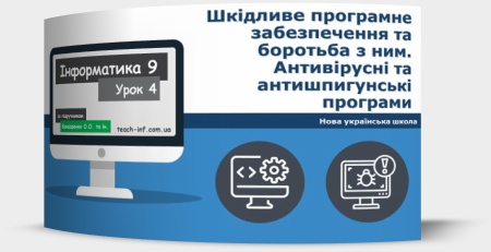Шкідливе програмне забезпечення та боротьба з ним. Антивірусні та антишпигунські програми